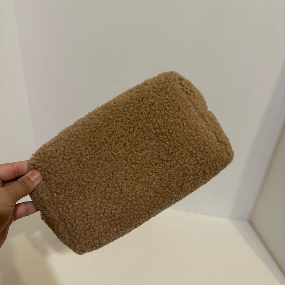 Cozy Tan Cosmetic Bag